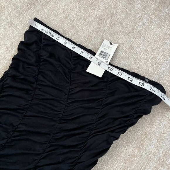 NWT DKNY Black Strapless Fairy Cotton Dress M - Picture 7 of 9